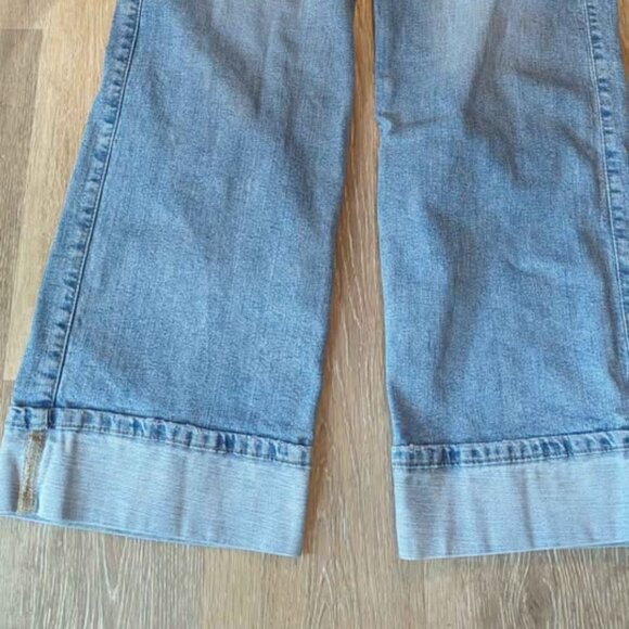 Abercrombie kids 13/14 long high rise wide leg jeans girls - Picture 6 of 6